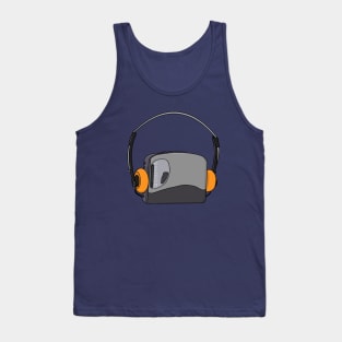 Cool Portable Cassette Audio Player Tank Top